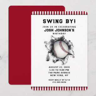 Baseball Party Invitation