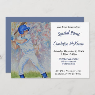 BASEBALL PARTY INVITATION
