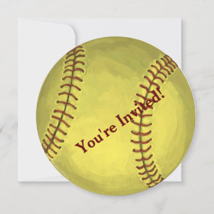 Baseball Party Invitation