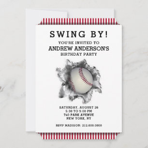 Baseball Party Invitation
