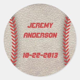 Baseball Party Stickers