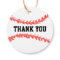 Baseball party thank you favour tag