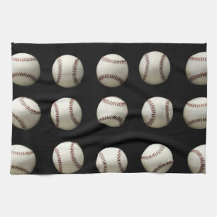 Baseball Pattern Tea Towel