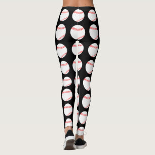 Baseball Pattern Women's Leggings