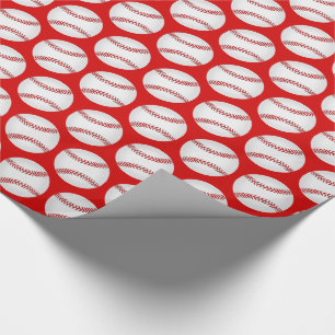 Baseball Pattern Wrapping Paper