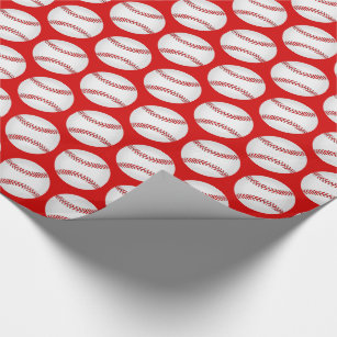 Baseball Pattern Wrapping Paper