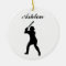 Baseball Personalised Christmas Ornament