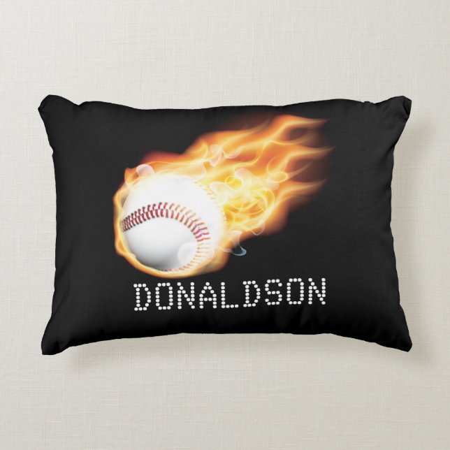 Baseball Personalised Decorative Cushion (Front)