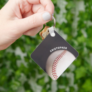 Baseball Personalised Key Ring