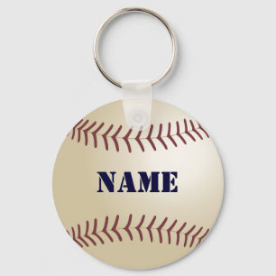Baseball Personalised Keychain