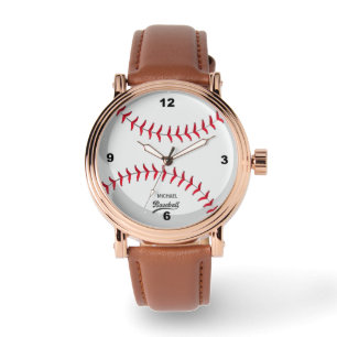 Baseball  Personalised Name Watch