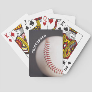 Baseball Personalised Playing Cards