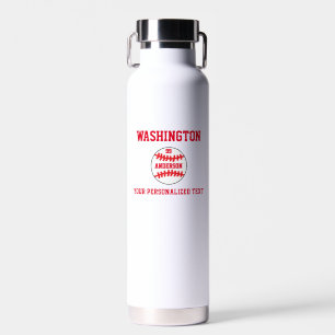 Baseball Personalised Water Bottle