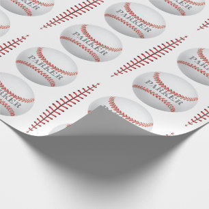 Baseball Personalised Wrapping Paper