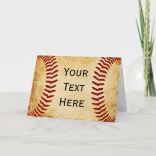 Baseball Personalized Card
