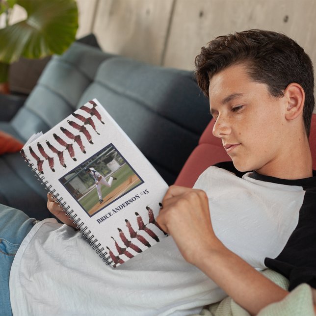Baseball Photos Clean White HORIZONTAL Notebook (Creator Uploaded)