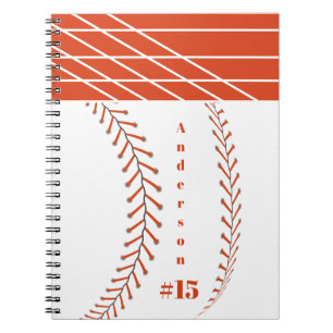 Baseball Photos Rustic Memory Scrapbook Notebook