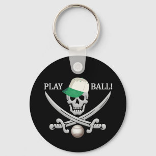 Baseball Pirate keychain