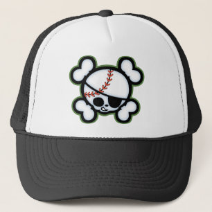 Baseball Pirate -kids Trucker Hat