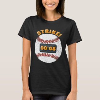Baseball Pitch Clock 15 Seconds Rule Batter Box Do T-Shirt