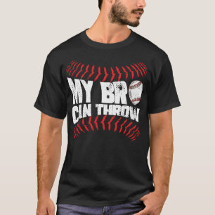 Baseball Pitcher Funny Brother Sister T-Shirt