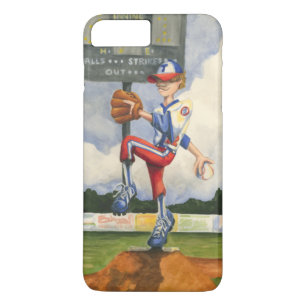 Baseball Pitcher on Mound by Jay Throckmorton iPhone 8 Plus/7 Plus Case