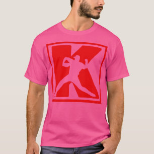 Baseball Pitcher Pitching K Strikeout Baseball Fun T-Shirt
