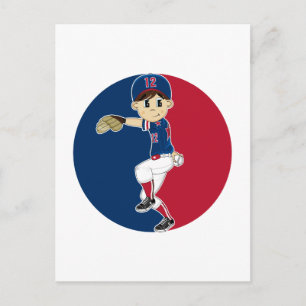 Baseball Pitcher Postcard