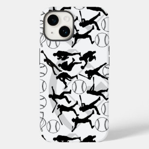 Baseball play pattern.w Case-Mate iPhone 14 case