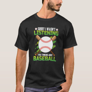 Baseball Player Accessories For Kids Or Men T-Shirt