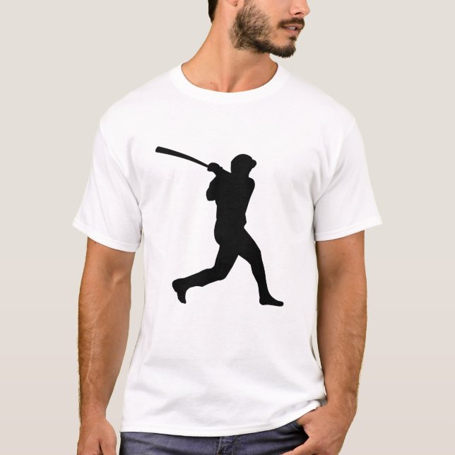 Baseball Player Batter Sports Coach Men Boys T-Shirt (Front)