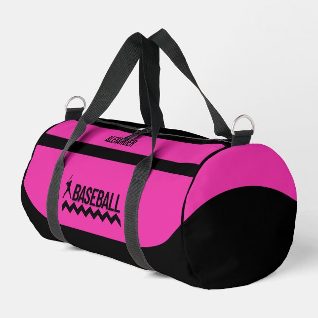 Baseball Player, Birthday Gift, Baseball Team Duff Duffle Bag (Left Corner)