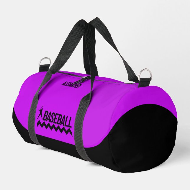 Baseball Player, Birthday Gift, Baseball Team Duff Duffle Bag (Left Corner)