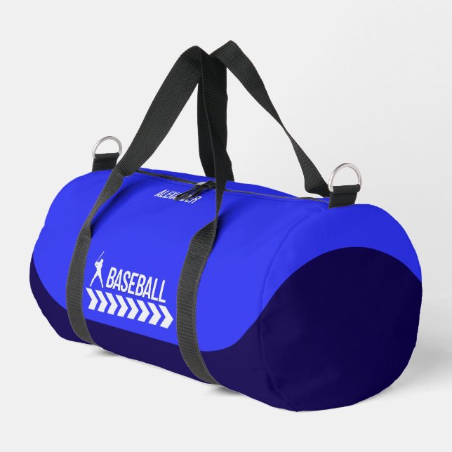 Baseball Player, Birthday Gift, Baseball Team Duff Duffle Bag (Left Corner)