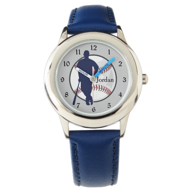 Baseball Player Blue Watch (Front)