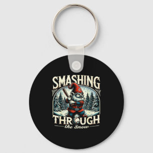 Baseball Player Christmas Gnome, Smashing Through Key Ring