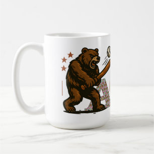 baseball player coffee mug