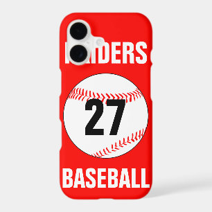 Baseball Player Custom Jersey Number & Colour Case