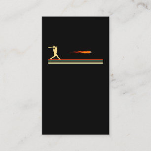 Baseball Player Daugher Funny Softball Batter Girl Business Card