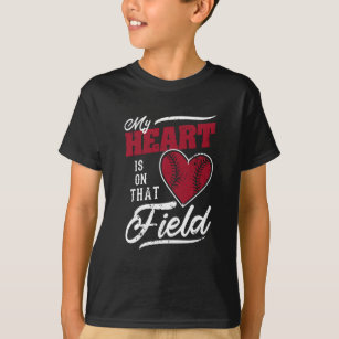 Baseball Player Funny Sport Love My Heart T-Shirt
