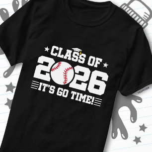 Baseball Player Graduation Class of 2026 Senior T-Shirt
