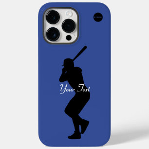 Baseball Player Graphic & Your Name HAMbyWG Case-Mate iPhone 14 Pro Max Case
