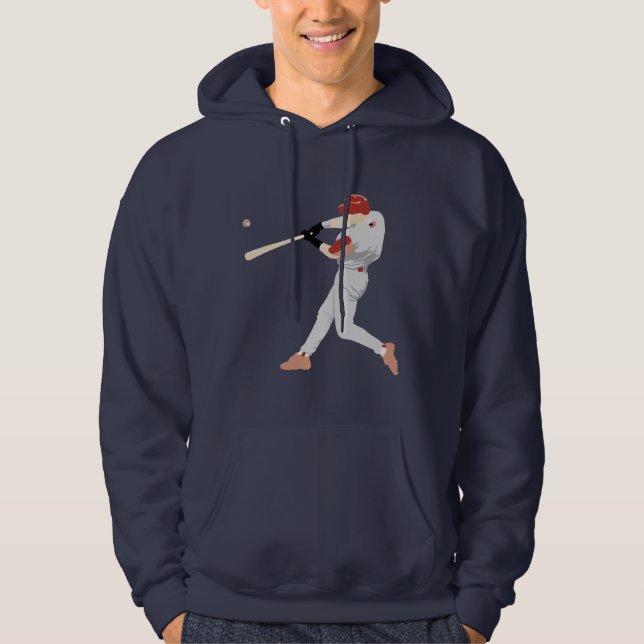 Baseball Player Hoodie (Front)