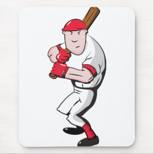 Baseball Player Mouse Mat