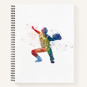 baseball player notebook