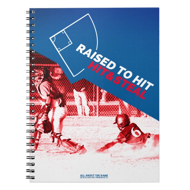 Baseball Player Notebook (Front)