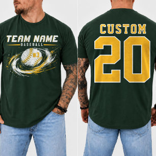 Baseball Player Number Personalised T-Shirt
