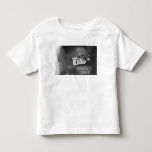 Baseball Player Portrait holding Bat Toddler T-Shirt