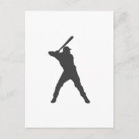 Baseball player silhouette