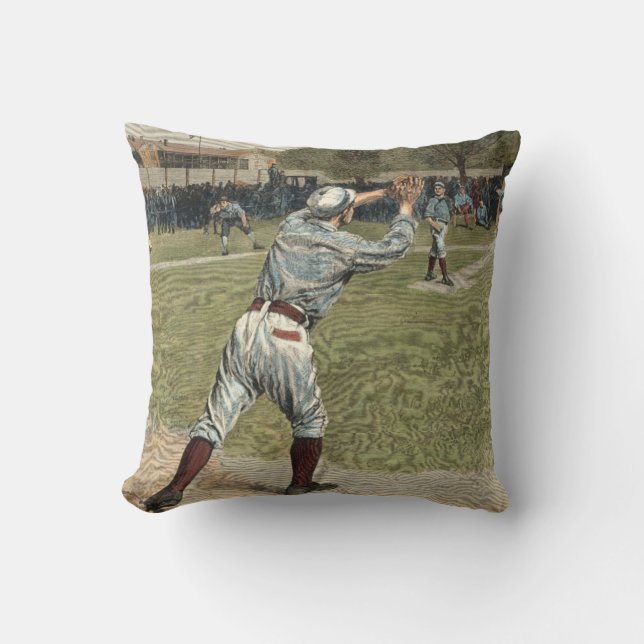 Baseball Player Thrown Out at Second Base Cushion (Front)